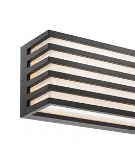 LED osvetlenie Redo 90639-LED Vonkajšie nástenné svietidlo BLAZE LED/12W/230V 3000K IP54 antracit 90639