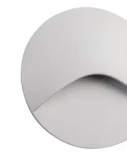 LED osvetlenie  39120 - LED schodiskové svietidlo EXIN LED/2,5W/230V 3000K IP65 biele, okrúhle 39120