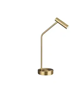 Lampy Ideal Lux - LED Stolná lampa EASY LED/3,5W/230V CRI 90 mosadz 295541