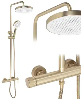 Kúpeľňové batérie REA REA - Sprchový set Grace Brush Gold REA-P4401