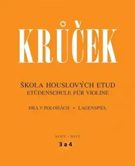 Hudba - noty, spevníky, príručky Škola houslových etud II - Václav Krůček