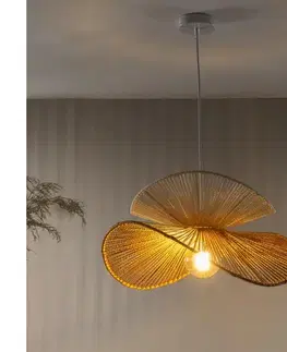 Svietidlá ONLI - Závesný luster na lane RINGO 1xE27/15W/230V rafia 5911/S