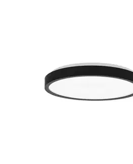 Svietidlá  W3090-12W/CR - LED Kúpeľňové stropné svietidlo LED/12W/230V IP44 čierna W3090-12W/CR