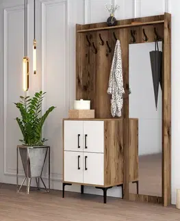 Predsieňové steny Predsieňová stena Berlin BC - Walnut, White