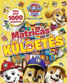 Nalepovačky, vystrihovačky, skladačky Mancs Őrjárat - Matricás küldetés