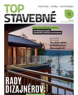 Stavba, rekonštrukcia Top stavebné materiály, služby, technológie jar 2024 - Kolektív autorov