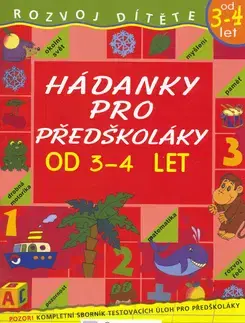 Príprava do školy, pracovné zošity Hádanky pro předškoláky od 3-4 let
