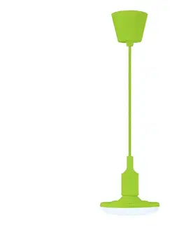 Svietidlá  LED Závesné svietidlo KIKI 1xE27/10W/230V zelené 308092