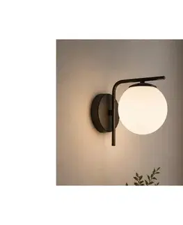 Svietidlá BRILAGI - Nástenné svietidlo MILO 1xE27/60W/230V čierne 60-034B