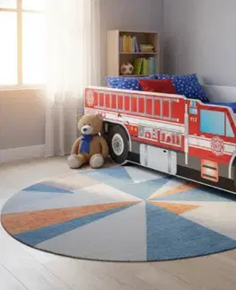 Postele ArtAdrk Detská auto posteľ FIRE TRUCK Prevedenie: 80 x 160 cm