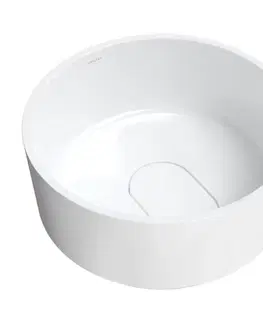 Umývadlá OMNIRES - CADENCE M+ umývadlo na dosku, o42 cm biela lesk /BP/ CADENCER420BP