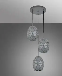 Lampy do obývačky Luster EGANA 6999 GREY LW3