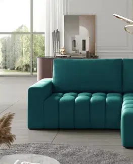 Rohové sedačky BARON 32 rohová sedačka, Mat Velvet 75, pravý roh