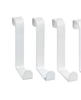 Svietidlá WENKO 23545100 - Vešiak na dvere 7,6x6 cm biely 23545100