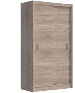 Šatníkové skrine Skriňa Multi 120 sonoma