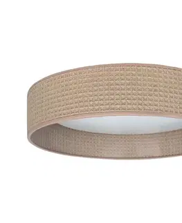 Svietidlá BRILAGI - stmievateľné LED svietidlo, veľké, 24 W/230 V, 3000–6000 K, priemer 45 cm, béžové WT + diaľkové ovládanie 8590828056065