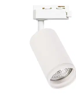 Svietidlá  Bodové svietidlo pre jednofázový lištový systém PIPE 1×GU10/10 W/230 V biele ML2066
