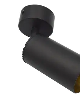 Svietidlá  Bodové svietidlo FILO 1xGU10/30W/230V čierna/zlatá SKU046981