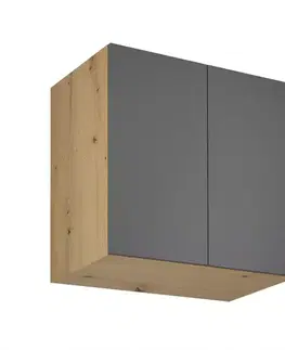 Kuchynské skrinky visiace Skrinka do kuchyne Langen G80G grey