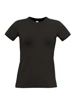 Dámske tričká B&C Dámske tričko B&C - čierne XXXL