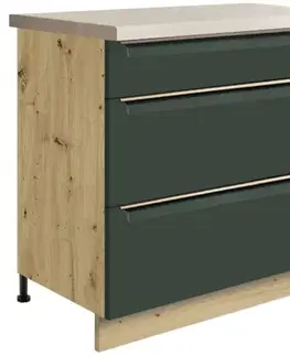 Kuchynské skrinky stojace Skrinka do kuchyne Glamour 22d Green
