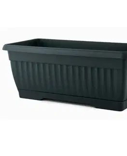 Záhrada Kvetináč Mediteran 50x19x16,5h 9lt Antracit A530005