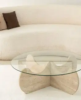 Konferenčné stolíky Konferenčný stolík Hima Travertine