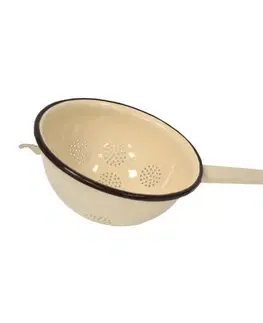 Cedníky Kinekus Cednik s rúčkou 20cm, smaltovaný