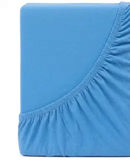 Plachty 4Home jersey prestieradlo Mako modrá, 180 x 200 cm