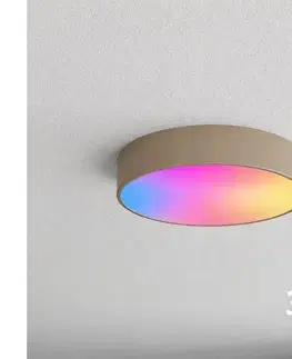 Svietidlá BRILAGI - LED RGBW stmievateľné stropné svietidlo CLARE 3xE27/12W/230V béžové BG1589+3xAI0819