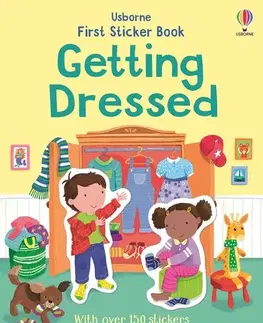 Nalepovačky, vystrihovačky, skladačky First Sticker Book Getting Dressed - Jessica Greenwell,Joanne Partis