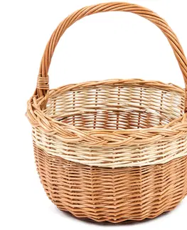 Úložné boxy Nákupný prútený košík Bolero, pr. 27 cm