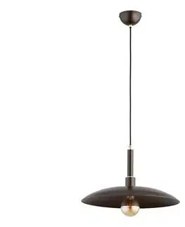 Svietidlá  Závesný luster YUMI na lanku 1xE27/15W/230V čierny 61736