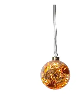 Vianočné dekorácie Eglo 410588 - LED Vianočná dekorácia GLOW 15xLED/0,064W/4,5/230V pr. 10 cm 457-74, 410588