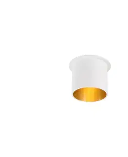 Svietidlá  Rámik pre podhľadové svietidlo MOLO 1xGU10/GU5,3/MR16/50W/230V/12V biela/zlatá 5903271840458