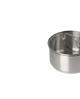Hrnce PYREX Kastról nerezový 2,5L, 20cm s rúčkou + sklenená pokrievka INFINITY PYREX