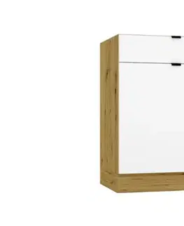 Kompletné kuchynské zostavy Artstolk Kuchynská linka GIANNA C | dub artisan/biela 200 cm