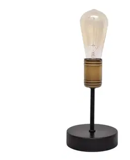 Lampy  Stolná lampa TUBE 1xE27/15W/230V B-1924/1 BK+AB