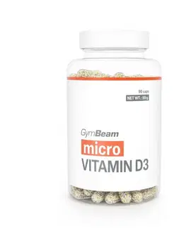 Vitamín D GymBeam Vitamín D3 2000 IU Long Lasting 90 tab.