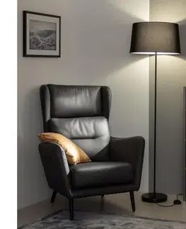 Lampy BRILAGI - LED stojacia lampa CERIA 1xE27/40W/230V pr. 45 cm čierna SA2187+EG781044