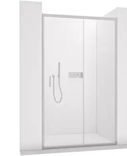 Sprchovacie kúty CERANO - Sprchové posuvné dvere Orlano L/P - 5 mm - chróm, transparentné sklo - 90x195 CER-8050BD74895
