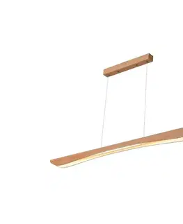 Svietidlá  LED Luster na lanku LED/22W/230V 4000K 120 cm buk/masív WRL0821