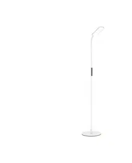Lampy  Stmievateľná LED stojacia lampa TEILO LED/10W/230V 3000/4000/6500K biela + diaľkový ovládač 005232