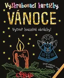 Pre deti a mládež - ostatné Vyškrabovací kartičky: Vánoce - Kolektív autorov