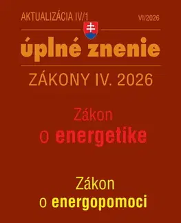 Zákony, zbierky zákonov Aktualizácia IV/1 2026 – Stavebný zákon – územné plánovanie - Kolektív autorov