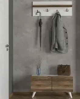 Predsieňové zostavy SOREN predsieňová zostava, biela / orech