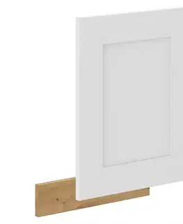 Dvierka a čelá zásuviek pre kuchynske skrinky Dvierka na umývačku LUNA biely mat/artisan  Dvierka zm 570x446