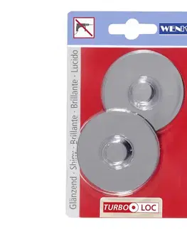 Svietidlá WENKO 20646100-Adaptér CLA+PREM+STYLE AD TL 6x1,4 cm lesklý chróm 20646100