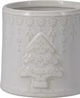 Hrnčeky a šálky Kinekus Hrnček vianočný 350 ml porcelánový, biely, mix dizajnov