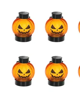 Svietidlá  - SADA 6x LED Dekorácia HALLOWEEN LED/1xCR2032/teplá biela tekvica 52000323